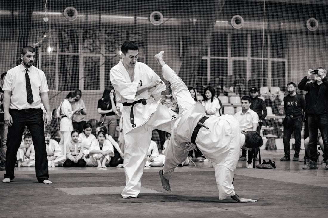 Kyokushin karate kumite and full-contact fighting