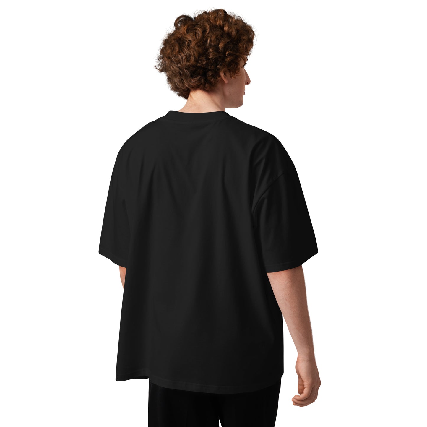 Unisex loose fit t-shirt bushin back model
