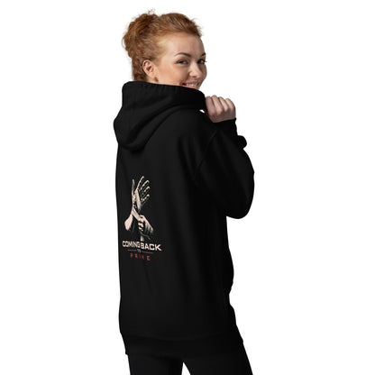Unisex hoodie coming back to prime back model
