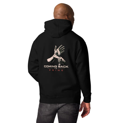 Unisex hoodie coming back to prime back model
